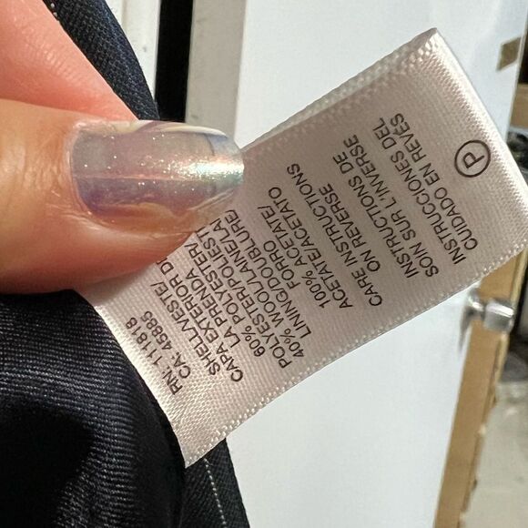 Michael Michael Kors Mens Blue and White Pinstripe Sport Jacket Size 40R - Picture 8 of 9